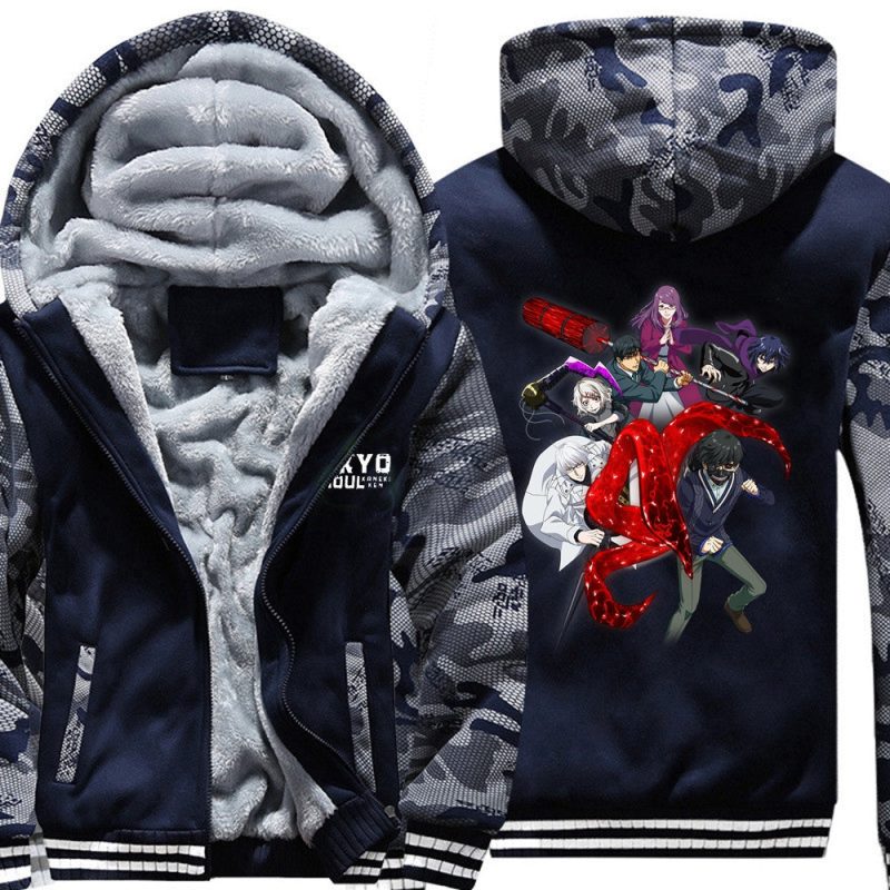Veste À Capuche Personnnages Bleu foncé XXXL